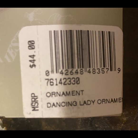 2021 Fiestaware Dancing Lady Twilight Ornament - Picture 2 of 2